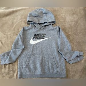 Boys Gray Nike Hoodie